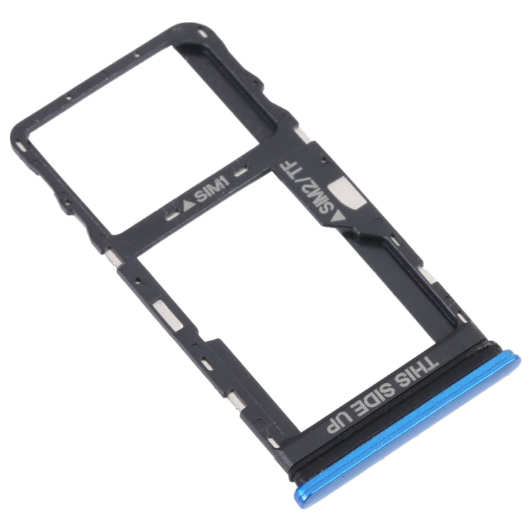 For TCL 20 5G Original SIM Card Tray + SIM / Micro SD Card Tray(Blue) - For TCL by PMC Jewellery | Online Shopping South Africa | PMC Jewellery | Buy Now Pay Later Mobicred