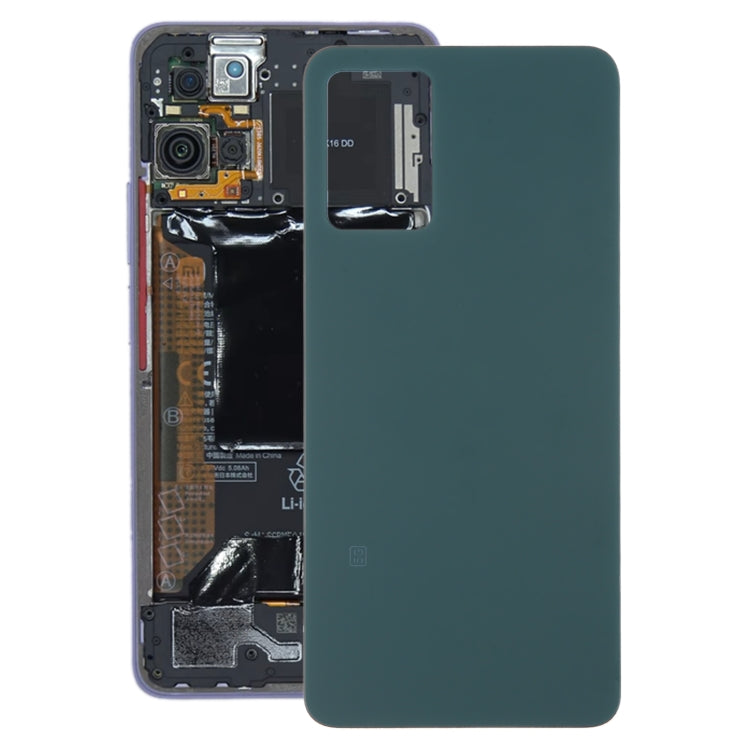 For Xiaomi Redmi Note 11 Pro+ 5G Glass Battery Back Cover(Green) - Back Cover by PMC TechLife | Online Shopping South Africa | PMC TechLife | Buy Now Pay Later Mobicred