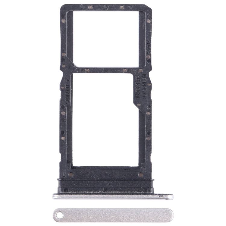 For Huawei Enjoy 30 Plus SIM + SIM / Micro SD Card Tray (Silver) - Card Socket by PMc TechLife | Online Shopping South Africa | PMc TechLife | Buy Now Pay Later Mobicred