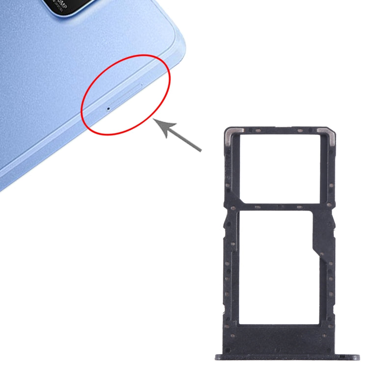 For Huawei Enjoy 50Z SIM + SIM / Micro SD Card Tray (Black) - Card Socket by PMc TechLife | Online Shopping South Africa | PMc TechLife | Buy Now Pay Later Mobicred
