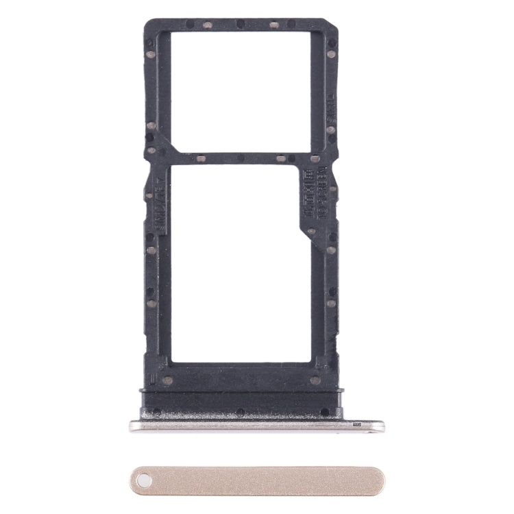 For Honor Play6T SIM + SIM / Micro SD Card Tray (Gold) - Card Socket by PMc TechLife | Online Shopping South Africa | PMc TechLife | Buy Now Pay Later Mobicred