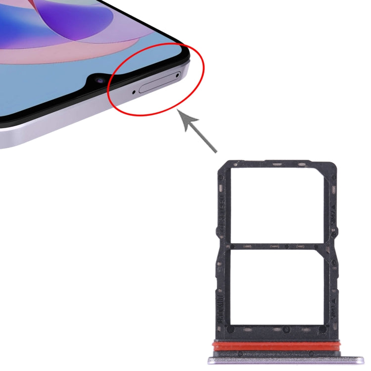For Honor Play 40 SIM + SIM Card Tray (Purple) - Card Socket by PMc TechLife | Online Shopping South Africa | PMc TechLife | Buy Now Pay Later Mobicred