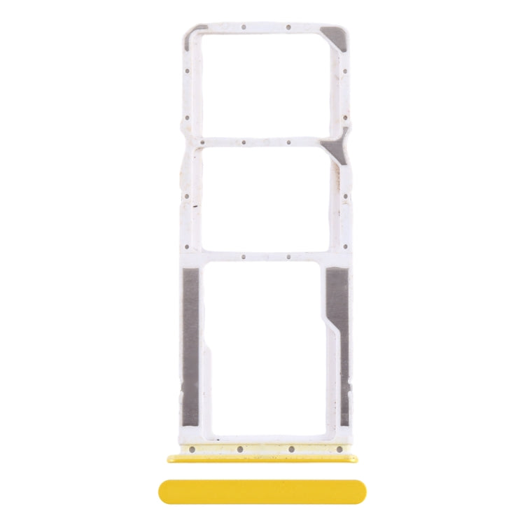 For Xiaomi Poco M5 4G SIM Card Tray + SIM Card Tray + Micro SD Card Tray (Yellow) - Card Tray by PMC Jewellery | Online Shopping South Africa | PMC Jewellery