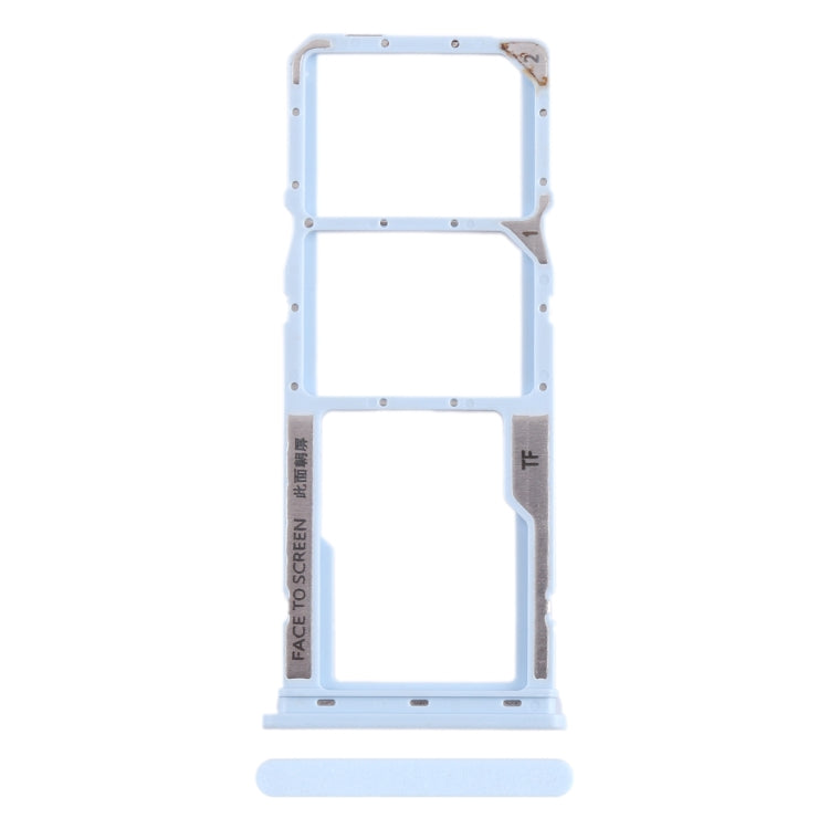 For Xiaomi Redmi A2+ SIM Card Tray + SIM Card Tray + Micro SD Card Tray (Blue) - free shipping - PMC TechLife - Order now!