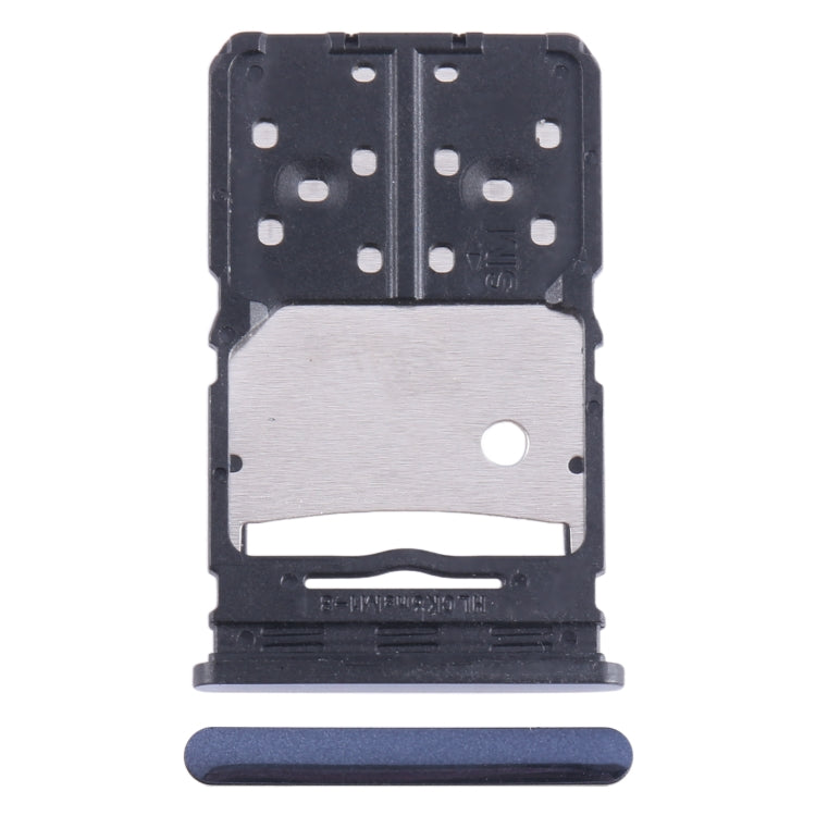 For Tecno Camon 20 SIM Card Tray + Micro SD Card Tray (Blue) - Card Tray by PMc TechLife | Online Shopping South Africa | PMc TechLife | Buy Now Pay Later Mobicred