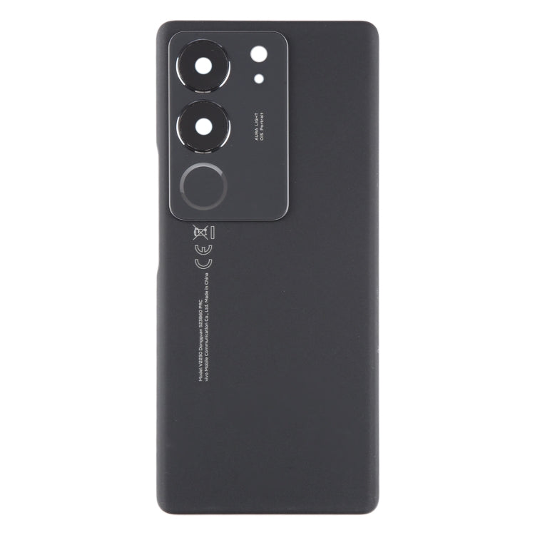 For vivo V29 Original Battery Back Cover with Camera Lens Cover(Black) - Back Cover by PMC Jewellery | Online Shopping South Africa | PMC Jewellery