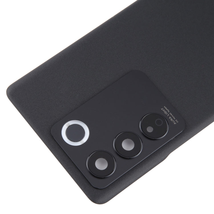 For vivo V27 Original Battery Back Cover with Camera Lens Cover(Black) - Back Cover by PMC Jewellery | Online Shopping South Africa | PMC Jewellery