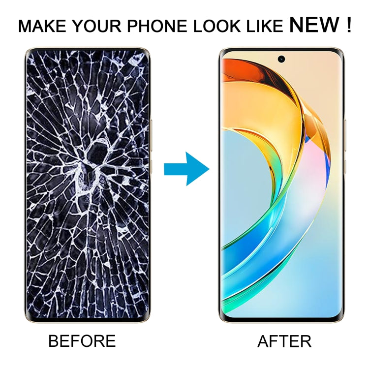 For Honor X50 Original LCD Screen Digitizer Full Assembly with Frame (Gold) - LCD Screen by PMC TechLife | Online Shopping South Africa | PMC TechLife