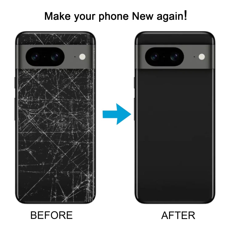 For Google Pixel 8a Original Battery Back Cover with Camera Lens Cover(Silver) - Back Cover by PMC TechLife | Online Shopping South Africa | PMC TechLife | Buy Now Pay Later Mobicred
