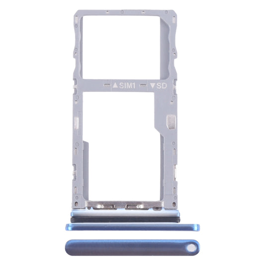 For TCL NXTPAPER S8 9288A 9288M SIM Card Tray + Micro SD Card Tray (Baby Blue) - For TCL by PMC Jewellery | Online Shopping South Africa | PMC Jewellery | Buy Now Pay Later Mobicred