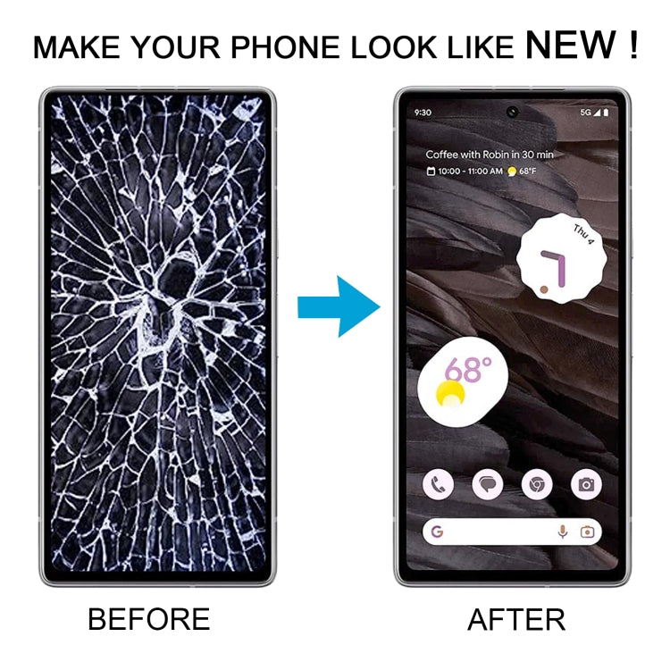 For Google Pixel 7A G82U8 OLED LCD Screen Digitizer Full Assembly with Frame (Black) - LCD Screen by PMC TechLife | Online Shopping South Africa | PMC TechLife | Buy Now Pay Later Mobicred