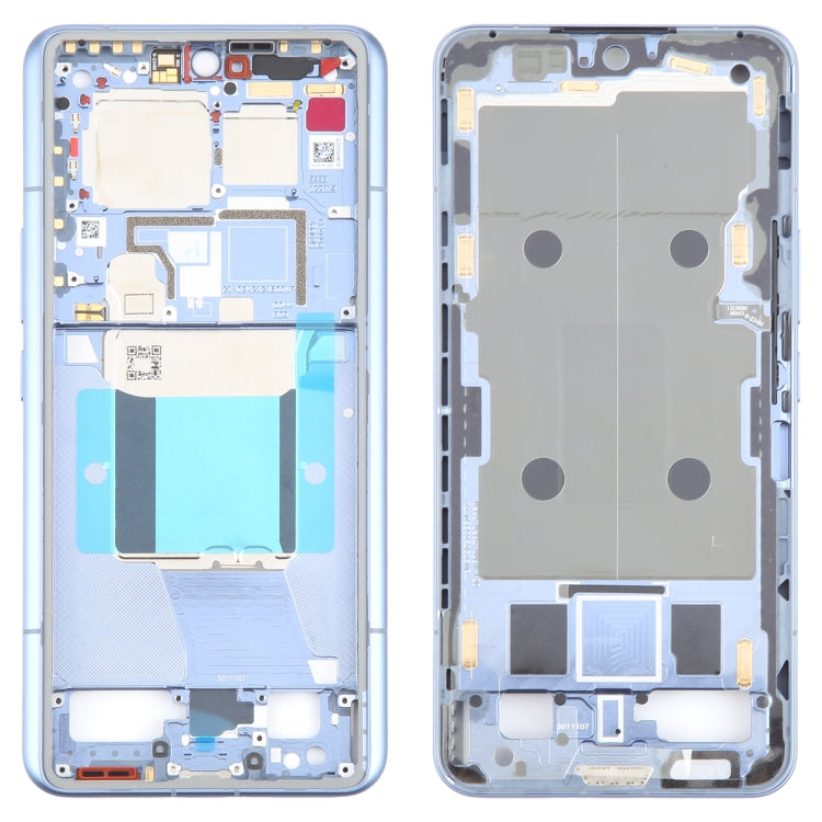 For Xiaomi 14 Ultra Original Front Housing LCD Frame Bezel Plate (Blue) - Frame Bezel Plate by PMC Jewellery | Online Shopping South Africa | PMC Jewellery | Buy Now Pay Later Mobicred