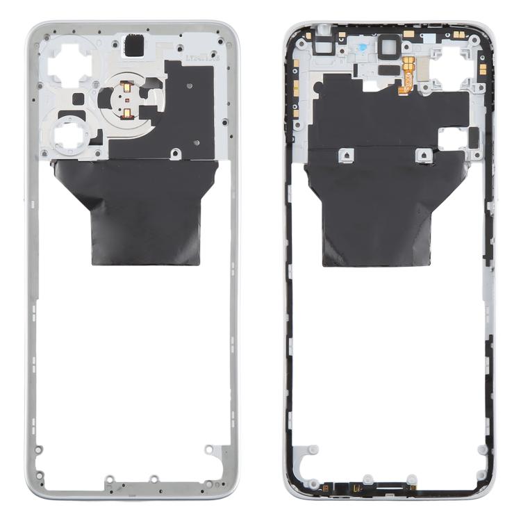 For Xiaomi Redmi Note 13R Original Middle Frame Bezel Plate (Silver) - Frame Bezel Plate by PMc TechLife | Online Shopping South Africa | PMc TechLife | Buy Now Pay Later Mobicred