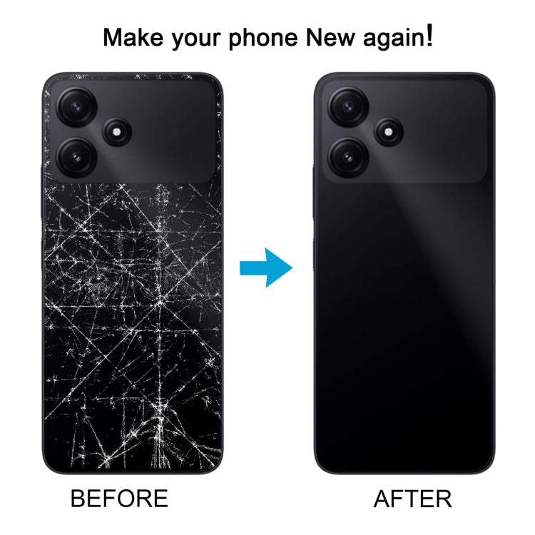 For Xiaomi Poco M6 5G Original Battery Back Cover(Black) - free shipping - PMC Jewellery - Order now!