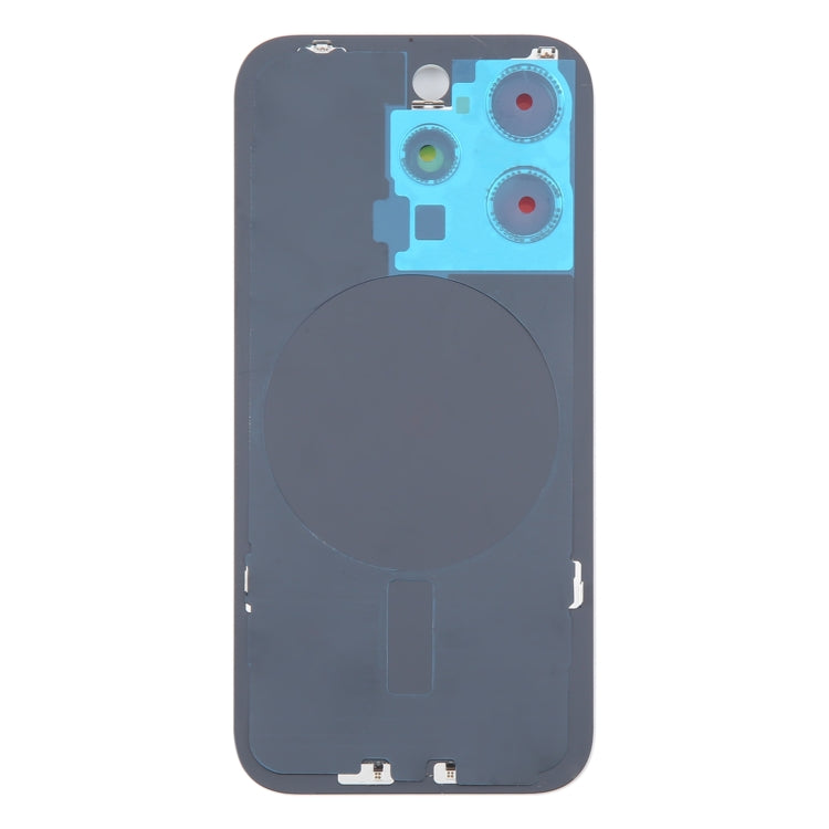 For iPhone 16 Pro Original Glass Battery Back Cover with Camera Lens Cover(Silver) - Back Cover by PMC Jewellery | Online Shopping South Africa | PMC Jewellery | Buy Now Pay Later Mobicred