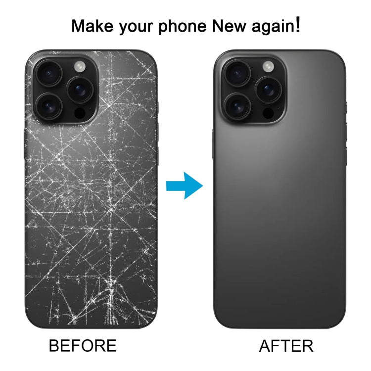 For iPhone 16 Pro Original Glass Battery Back Cover with Camera Lens Cover(Silver) - Back Cover by PMC Jewellery | Online Shopping South Africa | PMC Jewellery | Buy Now Pay Later Mobicred