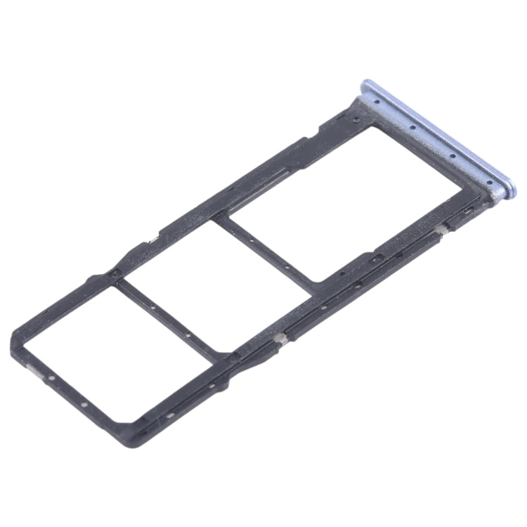 For Xiaomi Poco M6 Original SIM Card Tray + SIM Card Tray + Micro SD Card Tray (Blue) - Card Tray by PMC Jewellery | Online Shopping South Africa | PMC Jewellery | Buy Now Pay Later Mobicred