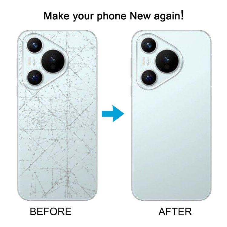 For Huawei Pura 70 Pro+ Battery Back Cover(White) - Back Cover by PMC Jewellery | Online Shopping South Africa | PMC Jewellery | Buy Now Pay Later Mobicred