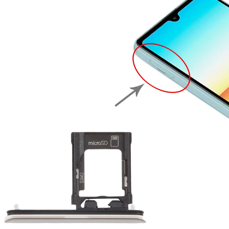 For Sony Xperia Ace SIM + Micro SD Card Tray (Gold) - Card Tray by PMc TechLife | Online Shopping South Africa | PMc TechLife | Buy Now Pay Later Mobicred