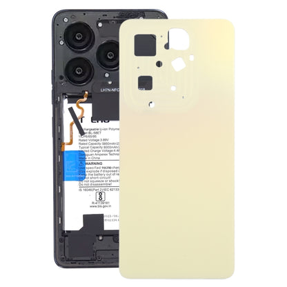 For Infinix Hot 40 Pro X6837 Original Battery Back Cover(Gold) - Back Cover by PMC Jewellery | Online Shopping South Africa | PMC Jewellery | Buy Now Pay Later Mobicred