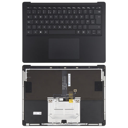 For Microsoft Surface Laptop 3 / 4 / 5 13.5 inch UK Keyboard with C Shell / Touch Board (Black) - Microsoft Spare Parts by PMC Jewellery | Online Shopping South Africa | PMC Jewellery | Buy Now Pay Later Mobicred