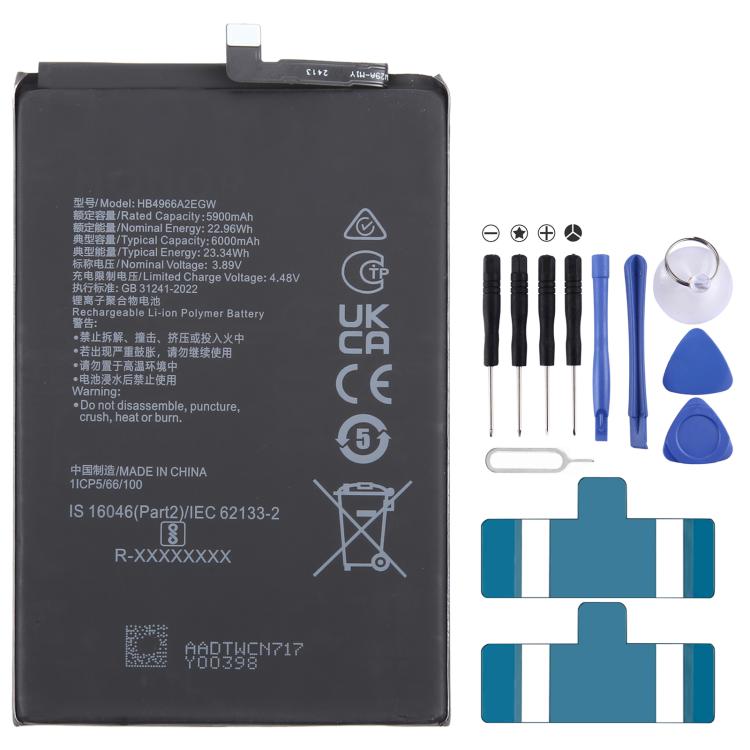 For Honor 90 Smart HB4966A2EGW 5900mAh Li-Polymer Battery Replacement - For Huawei by PMC Jewellery | Online Shopping South Africa | PMC Jewellery | Buy Now Pay Later Mobicred