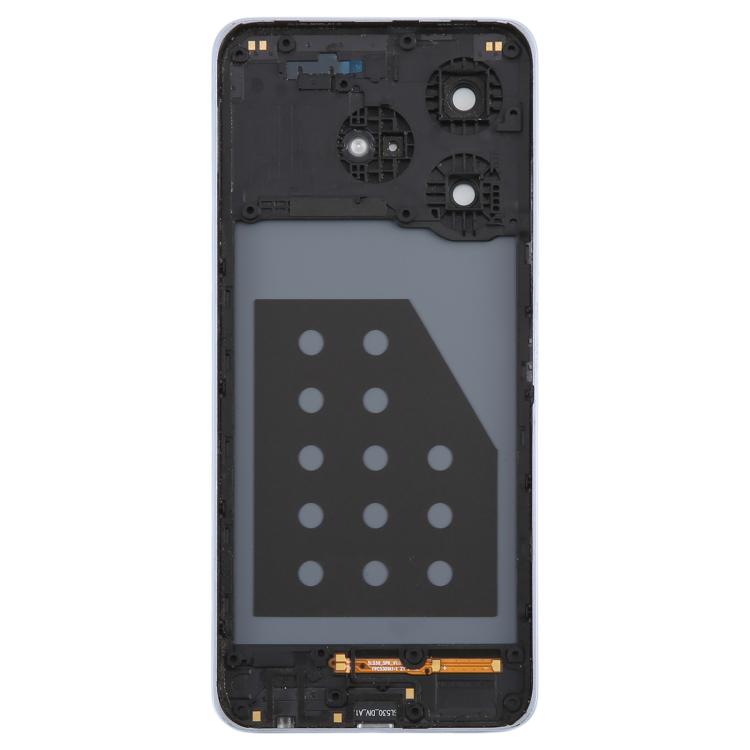 For ZTE Axon 60 Lite Z2356 Glass Battery Back Cover with Middle Frame / Camera Lens Cover(Gold) - For ZTE by PMC Jewellery | Online Shopping South Africa | PMC Jewellery | Buy Now Pay Later Mobicred