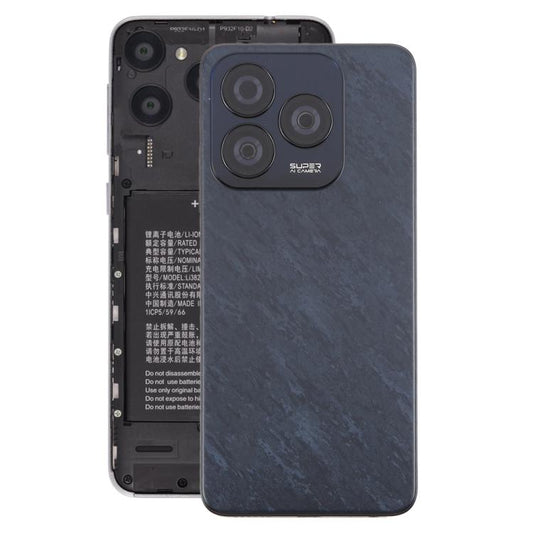 For ZTE Blade A75 4G Z2359 Battery Back Cover with Middle Frame / Camera Lens Cover(Black) - For ZTE by PMC Jewellery | Online Shopping South Africa | PMC Jewellery | Buy Now Pay Later Mobicred