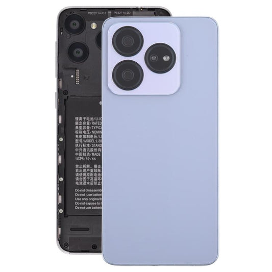 For ZTE Blade V60 Design Z2350 Glass Battery Back Cover with Middle Frame / Camera Lens Cover(Purple) - For ZTE by PMC Jewellery | Online Shopping South Africa | PMC Jewellery | Buy Now Pay Later Mobicred