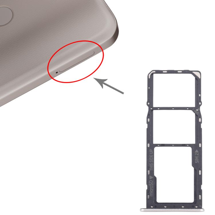For Nokia C22 Original SIM Card Tray + SIM Card Tray + Micro SD Card Tray (Gold) - Card Tray by PMc TechLife | Online Shopping South Africa | PMc TechLife | Buy Now Pay Later Mobicred