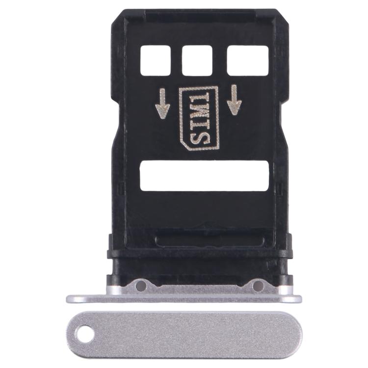 For ZTE nubia RedMagic 8s Pro SIM Card Tray + SIM Card Tray (Silver) - For ZTE by PMc TechLife | Online Shopping South Africa | PMc TechLife | Buy Now Pay Later Mobicred