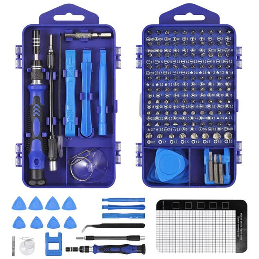 122 in 1 Precision Magnetic Screwdriver Kit (Blue) - Screwdriver Set by PMC Jewellery | Online Shopping South Africa | PMC Jewellery | Buy Now Pay Later Mobicred