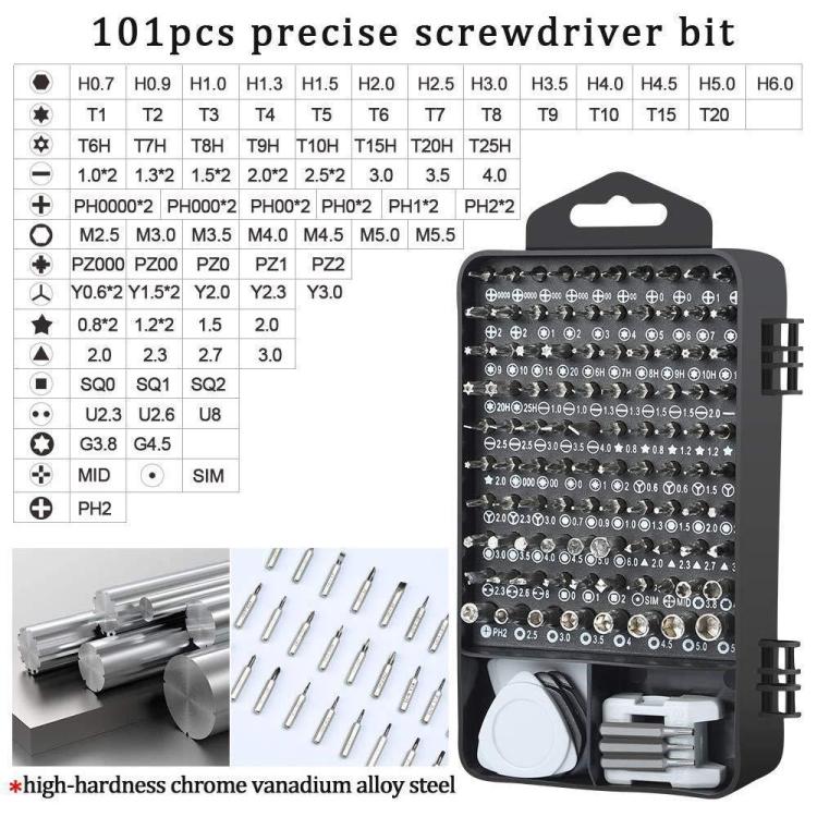 122 in 1 Precision Magnetic Screwdriver Kit (Red) - Screwdriver Set by PMC TechLife | Online Shopping South Africa | PMC TechLife | Buy Now Pay Later Mobicred