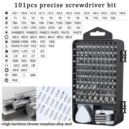 122 in 1 Precision Magnetic Screwdriver Kit(White) - Screwdriver Set by PMC Jewellery | Online Shopping South Africa | PMC Jewellery | Buy Now Pay Later Mobicred