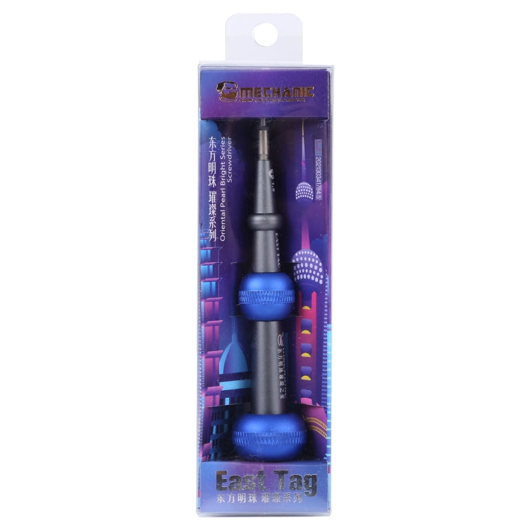 Mechanic East Tag Precision Strong Magnetic Screwdriver,Cross 1.5(Blue) - Screwdriver by MECHANIC | Online Shopping South Africa | PMC Jewellery | Buy Now Pay Later Mobicred