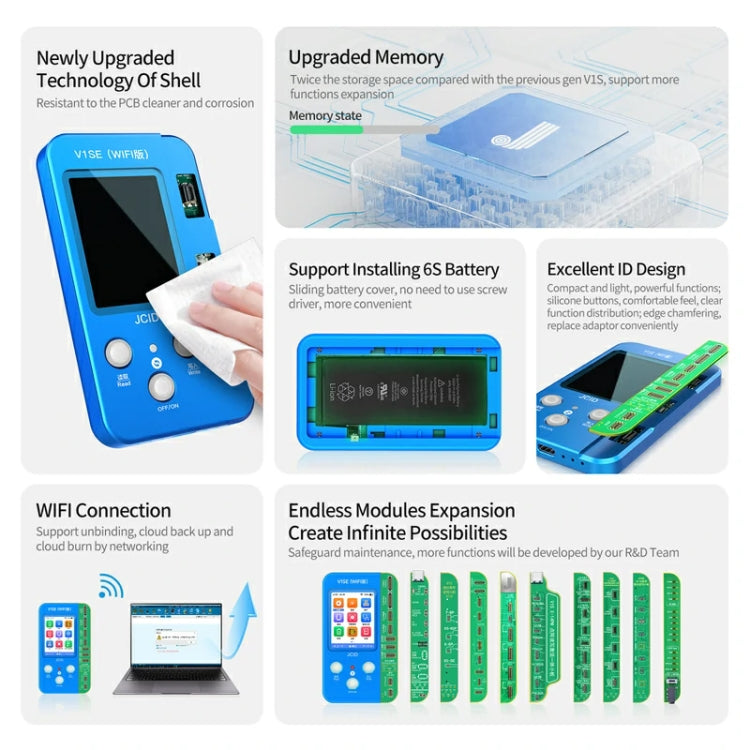 JC V1SE Mobile Phone Code Reading Programmer Set For iPhone - Repair Programmer by JC | Online Shopping South Africa | PMC Jewellery | Buy Now Pay Later Mobicred