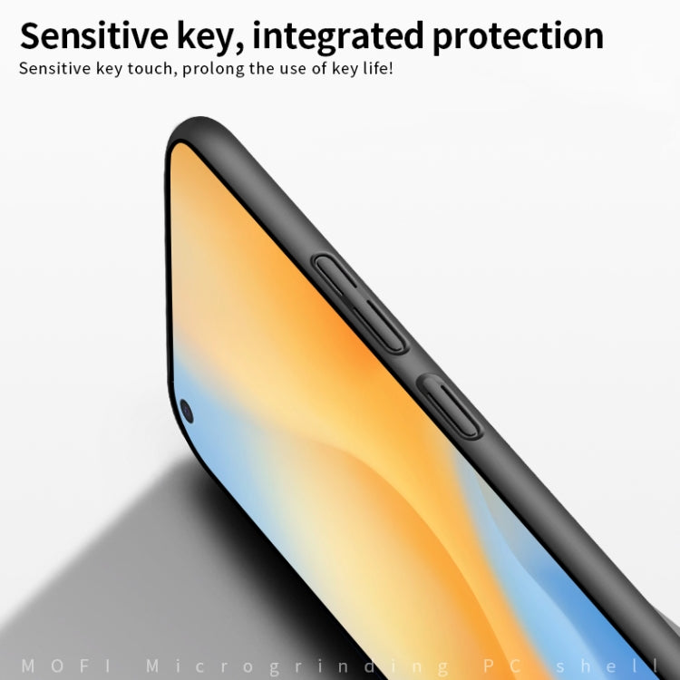 For Vivo X50 MOFI Frosted PC Ultra-thin Hard Case(Blue) - vivo Cases by MOFI | Online Shopping South Africa | PMC TechLife