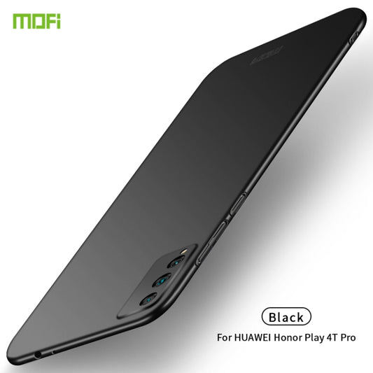 For Huawei Honor Play 4T Pro MOFI Frosted PC Ultra-thin Hard Case(Black) - Honor Cases by MOFI | Online Shopping South Africa | PMC Jewellery