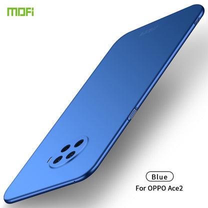 For OPPO Ace2 MOFI Frosted PC Ultra-thin Hard Case(Blue) - OPPO Cases by MOFI | Online Shopping South Africa | PMC Jewellery