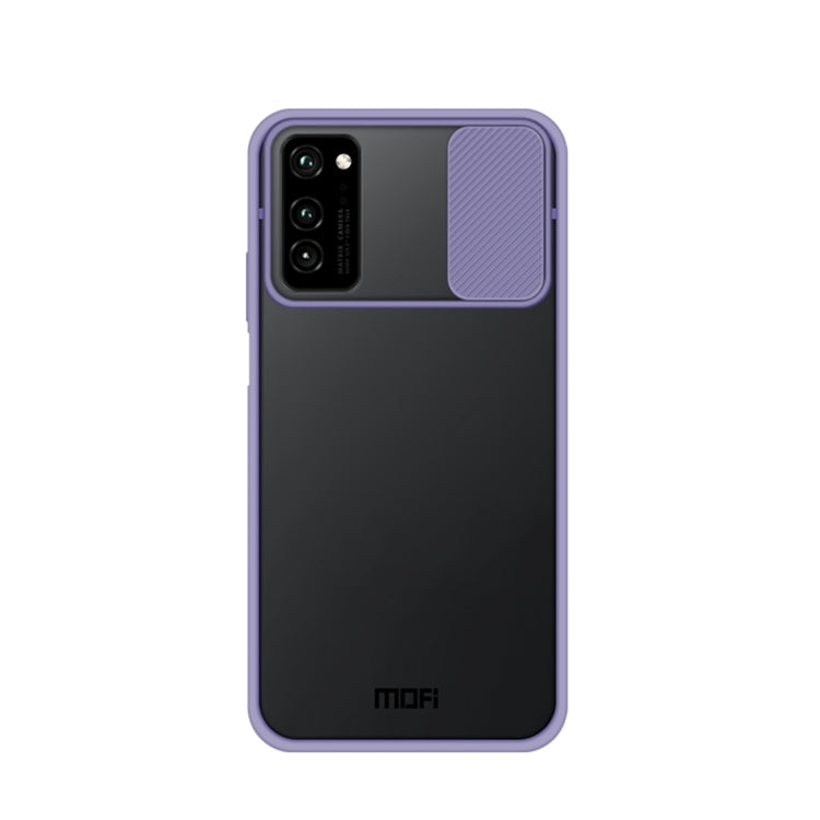 For Huawei HonorV30 MOFI Xing Dun Series PC + TPU Anti-peep Waterproof And Anti-drop All-inclusive Protective Shell, Translucent Frosted(Purple) - Huawei Cases by MOFI | Online Shopping South Africa | PMC Jewellery