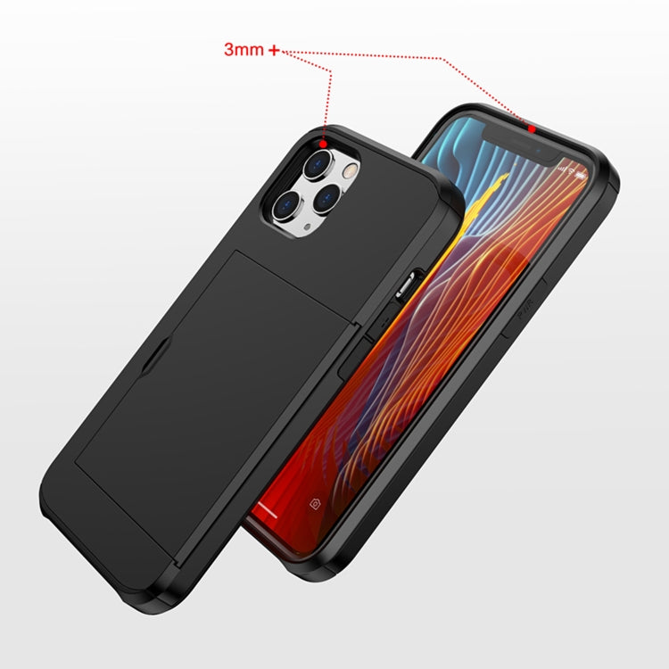 For iPhone 12 mini Shockproof Rugged Armor Protective Case with Card Slot(Dark Blue) - iPhone 12 mini Cases by PMC TechLife | Online Shopping South Africa | PMC TechLife