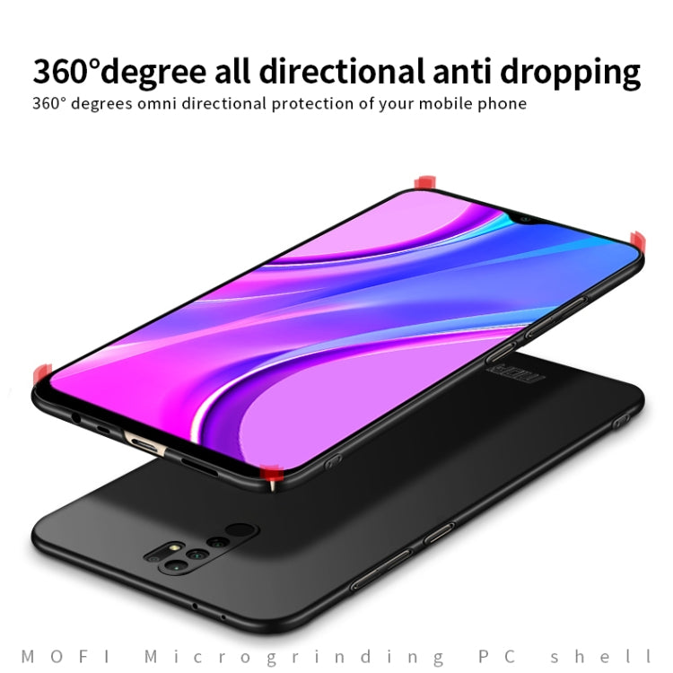 For Xiaomi Redmi 9 MOFI Frosted PC Ultra-thin Hard Case(Red) - Xiaomi Cases by MOFI | Online Shopping South Africa | PMC TechLife | Buy Now Pay Later Mobicred