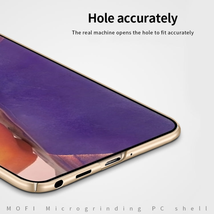 For Samsung Galaxy Note20 MOFI Frosted PC Ultra-thin Hard Case(Gold) - Galaxy Note20 Cases by MOFI | Online Shopping South Africa | PMC TechLife | Buy Now Pay Later Mobicred