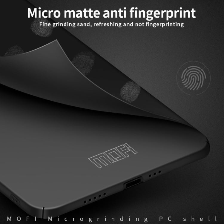 For iPhone 12 / 12 Pro MOFI Frosted PC Ultra-thin Hard Case(Gold) - iPhone 12 / 12 Pro Cases by MOFI | Online Shopping South Africa | PMC TechLife | Buy Now Pay Later Mobicred