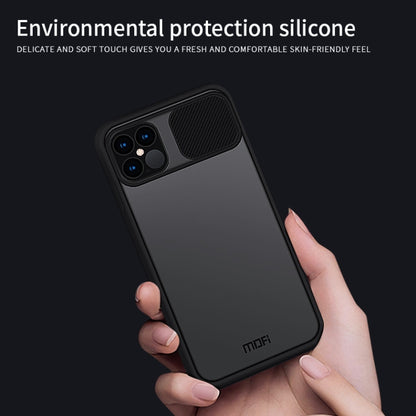 For iPhone 12 / 12 Pro MOFI Xing Dun Series Translucent Frosted PC + TPU Privacy Anti-glare Shockproof All-inclusive Protective Case(Green) - iPhone 12 / 12 Pro Cases by MOFI | Online Shopping South Africa | PMC Jewellery