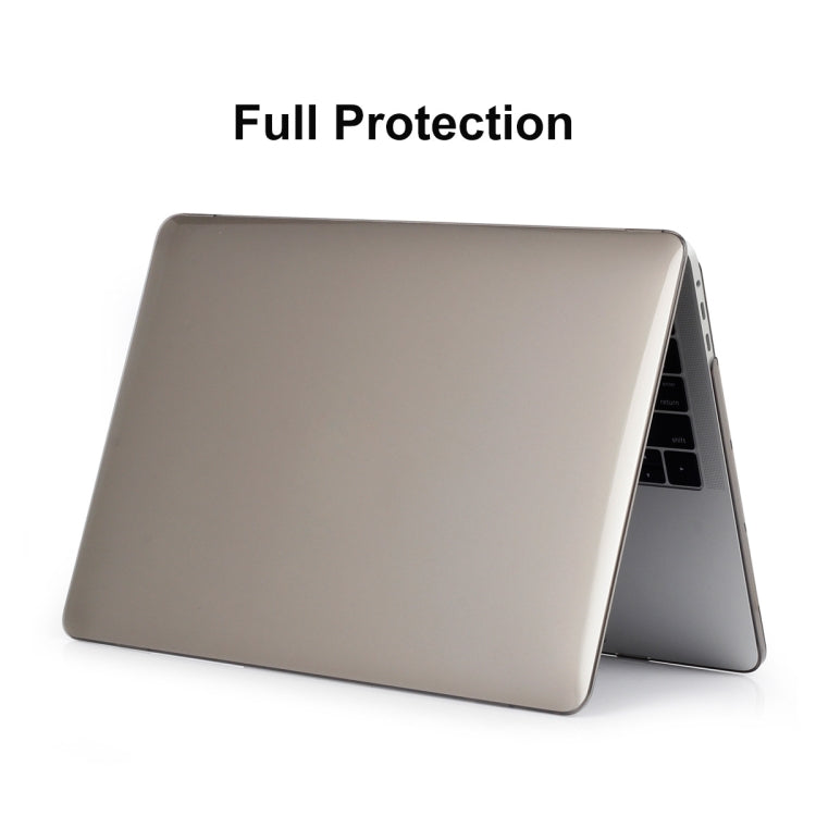 ENKAY Hat-Prince 3 in 1 For MacBook Pro 13 inch A2289 / A2251 (2020) Crystal Hard Shell Protective Case + US Version Ultra-thin TPU Keyboard Protector Cover + Anti-dust Plugs Set(Grey) - MacBook Pro Cases by ENKAY | Online Shopping South Africa | PMC Jewellery | Buy Now Pay Later Mobicred