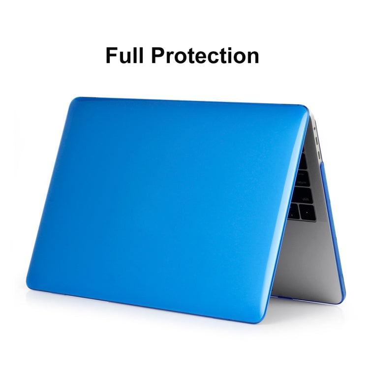 ENKAY Hat-Prince 3 in 1 For MacBook Pro 13 inch A2289 / A2251 (2020) Crystal Hard Shell Protective Case + Europe Version Ultra-thin TPU Keyboard Protector Cover + Anti-dust Plugs Set(Dark Blue) - MacBook Pro Cases by ENKAY | Online Shopping South Africa | PMC Jewellery | Buy Now Pay Later Mobicred