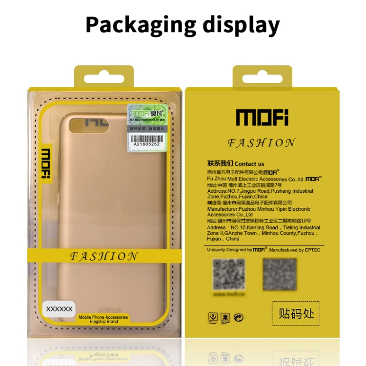 For Xiaomi Redmi 9C MOFI Frosted PC Ultra-thin Hard Case(Gold) - Xiaomi Cases by MOFI | Online Shopping South Africa | PMC Jewellery