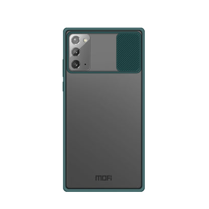 For Samsung Galaxy Note20 MOFI Xing Dun Series Translucent Frosted PC + TPU Privacy Anti-glare Shockproof All-inclusive Protective Case(Green) - Galaxy Note20 Ultra Cases by MOFI | Online Shopping South Africa | PMC Jewellery