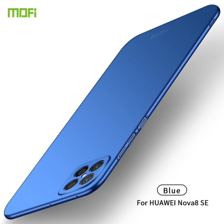 For Huawei nova 8 SE MOFI Frosted PC Ultra-thin Hard Case (Blue) - Huawei Cases by MOFI | Online Shopping South Africa | PMC Jewellery